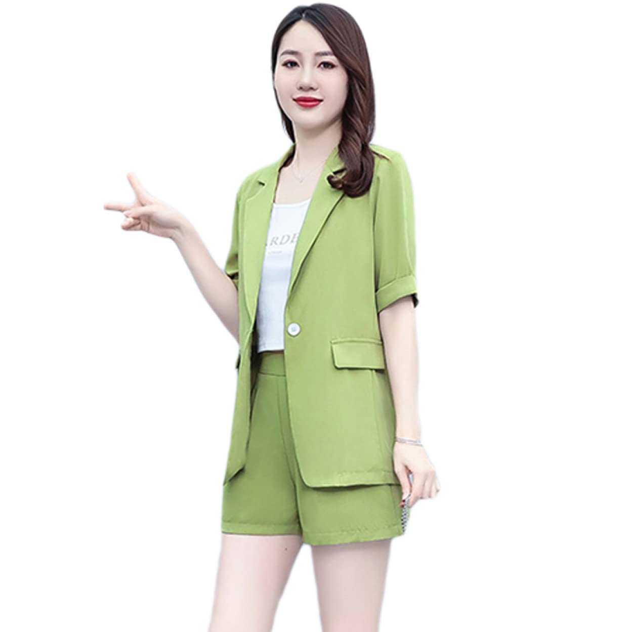 Amazon | [FDGFJ] 上下2点セット レディース スーツセット
